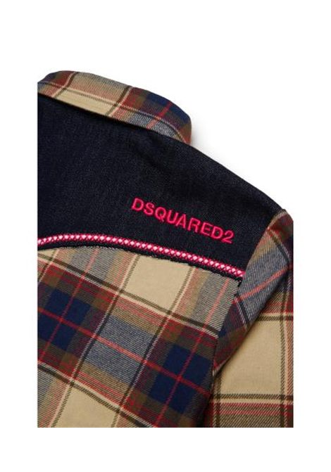 Camicia con applicazioni DSQUARED2 JUNIOR | DQ3453 D0AIADQ717